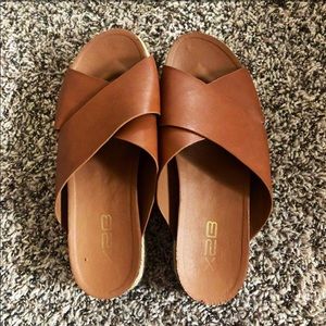 Espadrille sandals brown size 10